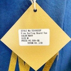 【未使用】Almond Surfboards & Design アーモンドサーフボードデザイン SURFING BOARD S/S 半袖Tシャツ ロゴ ブランド M ネイビー TS1902SP ユニセックスの画像