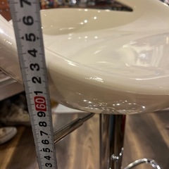 カウンターチェア 白 カウンターチェアー 昇降チェア 背もたれ付き カウンターチェア 1pcs 椅子 チェアー ホワイト バーカウンター スツール バーチェアー 回転 おしゃれ オシャレ  ホワイトの画像