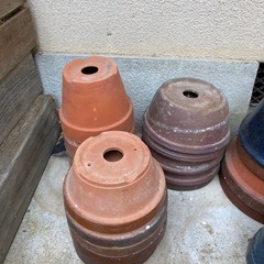 植木鉢　一個100円の画像