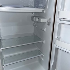 1ドア冷蔵庫 93L IRJD-9A IRIS OHYAMA 2019年製 天板傷あり 動作確認済 木目調 中古品 ③の画像