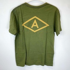 【未使用】Almond Surfboards & Design アーモンドサーフボードデザイン DIAMOND A LOGO S/S 半袖Tシャツ ロゴ M カーキ TS1904SP ユニセックスの画像