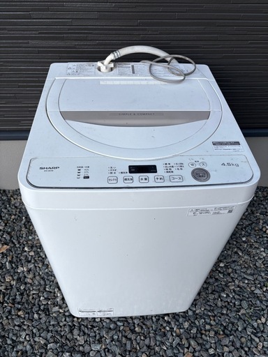 【交渉中】シャープ　洗濯機　2021年製