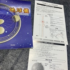 国旗・よみがな付き地球儀の画像