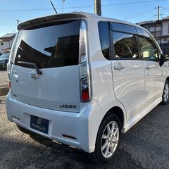 【総額コミコミ】広島発プライムゲート24年ムーヴカスタム　カスタムXリミテッド　☆LA100Sモデル☆　☆パールホワイト☆　☆走行７万ｋｍ台☆　車検令和８年３月　ユーザー下取車　純正ナビ　バックカメラ　地デジテレビ　ETC　HIDヘッドライト　フロントフォグライト　純正14インチアルミホイール　スマートキー　タイミングチェーンの画像