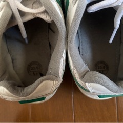 城南中学校 上靴 緑 23cm　の画像