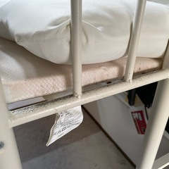 アイアンロフトベッド（幅105×奥行き207×高さ200)の画像