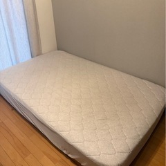 【11/24(祝月)限定】NELL マットレス セミダブル+NOWLE ベッドフレーム　2点セットの画像