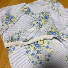 【未使用】レトロ　シングルフィットシーツ　　　の画像