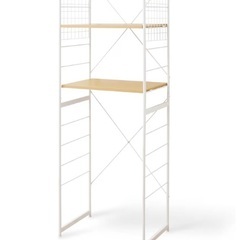 レンジ台 作業台 ゴミ箱上ラック　ランドリーラックの画像