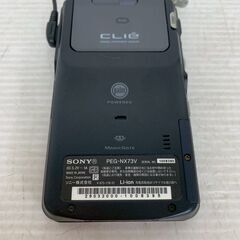 【SONY】 ソニー CLIE クリエ PEG-NX73V PDA ブラック A0892の画像