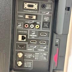 テレビ台　+  液晶テレビ　SHARP AQUOS LC-32E9  32インチ　液晶テレビの画像