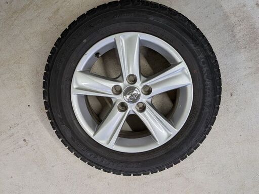 トヨタ純正アルミホイール4本セット（タイヤ付き）215/60R16