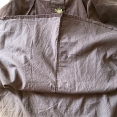 【新品タグなし】Pink Adobe フロントボタン コーデュロイスカートブラウン 茶 Ｍの画像