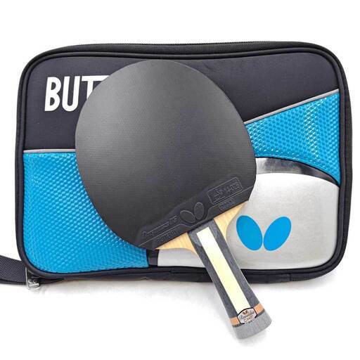 バタフライ レボルディア CNF FL 卓球ラケット ラバー(ディグニクス05)、ケース付 Butterfly REVOLDIA