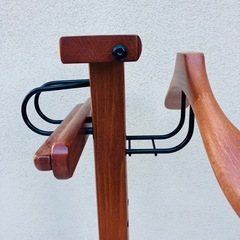 aris アリス　木製ハンガーラック　ポールスタンド　ハンガーポールの画像