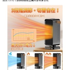 温風ヒーター　の画像