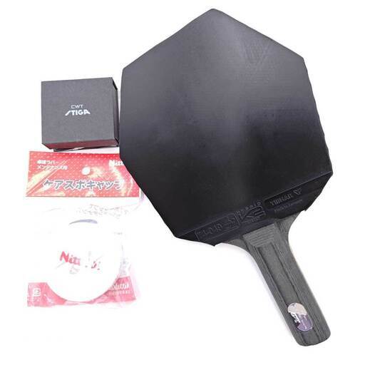 スティガ サイバーシェイプカーボン CWT ST 卓球ラケット ラバー(ハイブリッドK2 PRO / バグラー) STIGA CYBER SHAPE CARBON