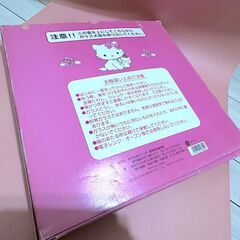 【未使用】ハローキティ ガラス大皿 サンリオ 正規品｜キティちゃん ローズ模様 クリアプレートの画像