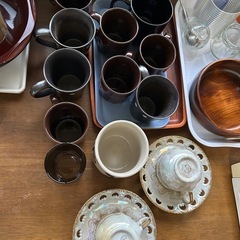 湯呑、コップ、カップなどの画像