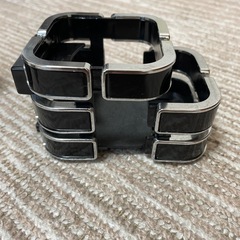 カシムラ ドリンクホルダー ブロックドリンクL ブラックxメッキ [AK-155]2個 の画像