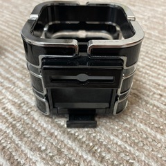 カシムラ ドリンクホルダー ブロックドリンクL ブラックxメッキ [AK-155]2個 の画像