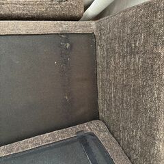 フランフランの三人掛けソファプラスオットマンの画像