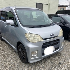 好調！安価売切！23年式スバルの軽ルクラ　カスタム4WD！スタイル良し！車検8年３月！スマートキー！Dテレビ！の画像