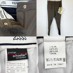 【未使用】エクイライン EQUILINE キュロット パンツ フルグリップ 42 ブラウン N08712 レディース 乗馬 馬術の画像