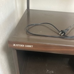 レンジ台　キッチンキャビネットの画像