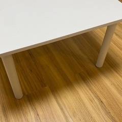 ニトリ　ローテーブル　ホワイト　白　80×60×36 センチの画像