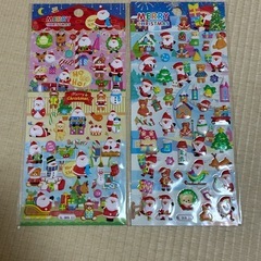 ぷっくりシール‼️ クリスマス　サンタクロースの画像