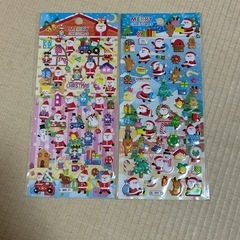 ぷっくりシール‼️ クリスマス　サンタクロースの画像