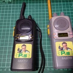 SANYO P感　特定小電力トランシーバー2台セットちょこっとジャンクの画像