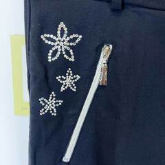 【未使用】Chriwen クリューベン キュロット パンツ MICRO BREECHES シリコン 40 ブラック レディース 乗馬ズボン 馬術の画像