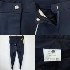 【未使用】Chriwen クリューベン キュロット パンツ MICRO BREECHES シリコン 40 ブラック レディース 乗馬ズボン 馬術の画像