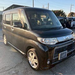 【支払総額19.8万円】後期型タントカスタムRSターボ 7万キロ！機関良好 車検令和8年5月 パワスラ フルセグTV 修復歴無しの画像