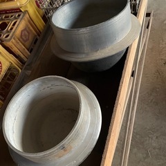 羽釜（はがま） 2個セット／古民具・かまど用釜の画像