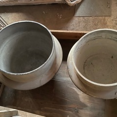 羽釜（はがま） 2個セット／古民具・かまど用釜の画像