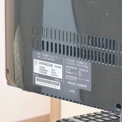 テレビ台　+ 液晶テレビ　ヒタチ 37インチ　UT37-MX700J + チューナー UM-IV700の画像