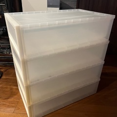 無印ポリプロピレン　衣装ケースの画像