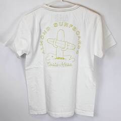 【未使用】Almond Surfboards & Design アーモンドサーフボードデザイン CUCTUS S/S TEE 半袖 Tシャツ S ホワイト TS2109S ユニセックス USAコットンの画像