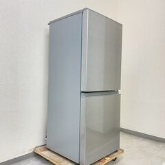 中古家電セット( 冷蔵庫 AQUA 126L 2022年製 AQR-13M(S) 洗濯機 Haier 5.5kg 2020年製 JW-XP2C55F)の画像