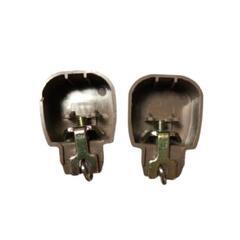 【タチカワ】カーテンレール　キャップストップ　（アンバー？）2個の画像