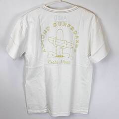 【未使用】Almond Surfboards & Design アーモンドサーフボードデザイン CUCTUS S/S TEE 半袖 Tシャツ M ホワイト TS2109S ユニセックス USAコットンの画像