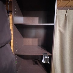 カラーボックス　174.5x42x30センチ　ブラウンの画像