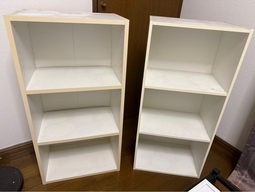 中古　ホワイト カラーボックス　14個 カラーボックス 3段/2段 幅42 奥行29 GCB-2 GCB-3 山善 | 山善ビズコム