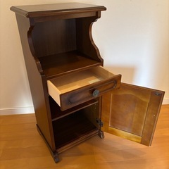 カリモク karimoku 電話台 収納ラック コロニアル の画像