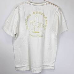 【未使用】Almond Surfboards & Design アーモンドサーフボードデザイン CUCTUS S/S TEE 半袖 Tシャツ L ホワイト TS2109S ユニセックス USAコットンの画像