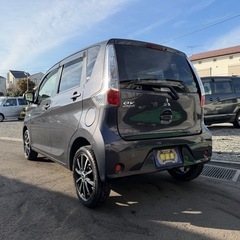 🉐【支払い総額21万円】車検令和9年9月28日H26年式 EKワゴン　ナビ　フルセグ　ETC PW 調子良好 スマートキー乗って帰れる！の画像