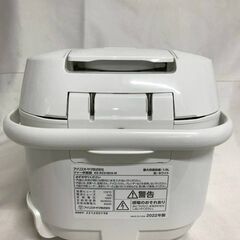 【北見市発】アイリスオーヤマ IRISOHYAMA ジャー炊飯器 KS-RC21M10-W 2022年製 白 5.5合 一人暮らし 新生活 引っ越し ⓶ (E3737wYM)の画像